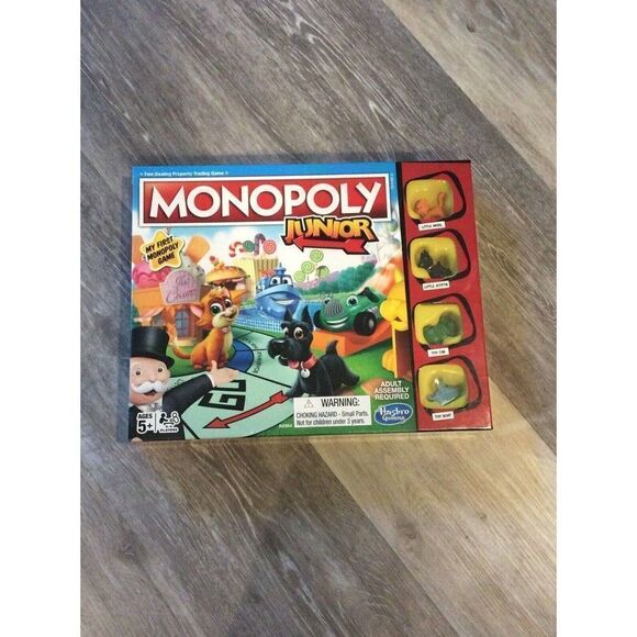 New MONOPOLY JUNIOR Board Game 2016 Edition My First Monopoly Game Scottie Boat - Picture 1 of 2